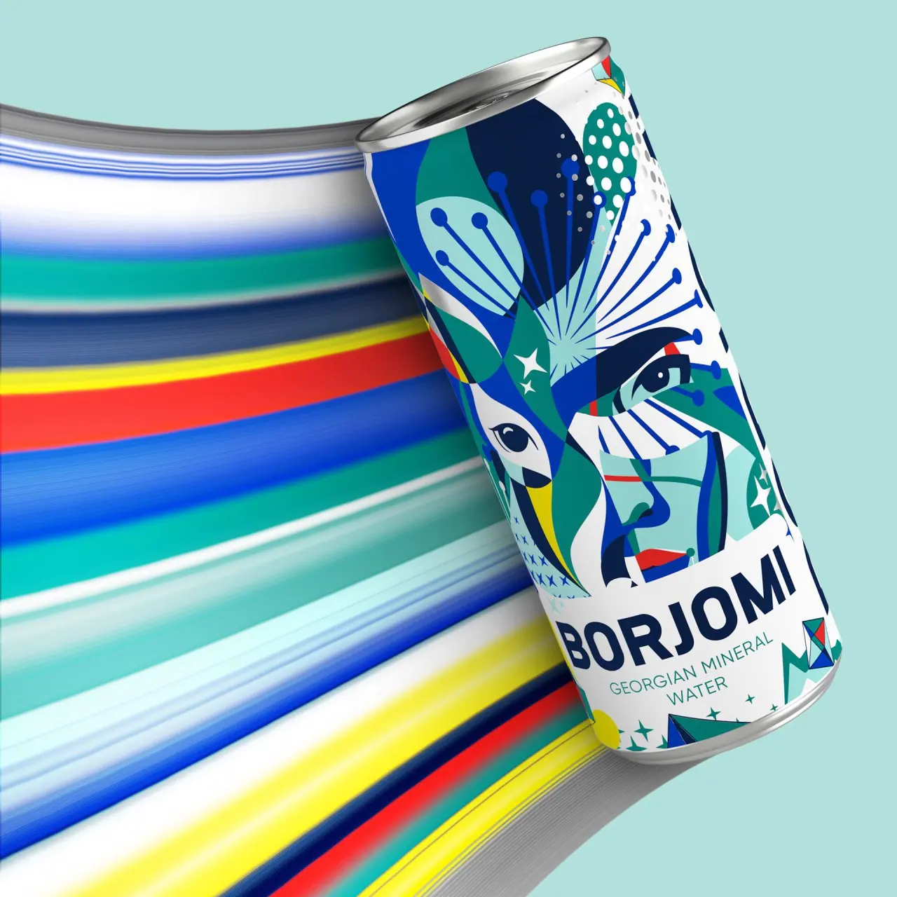 Borjomi 3D and social visual