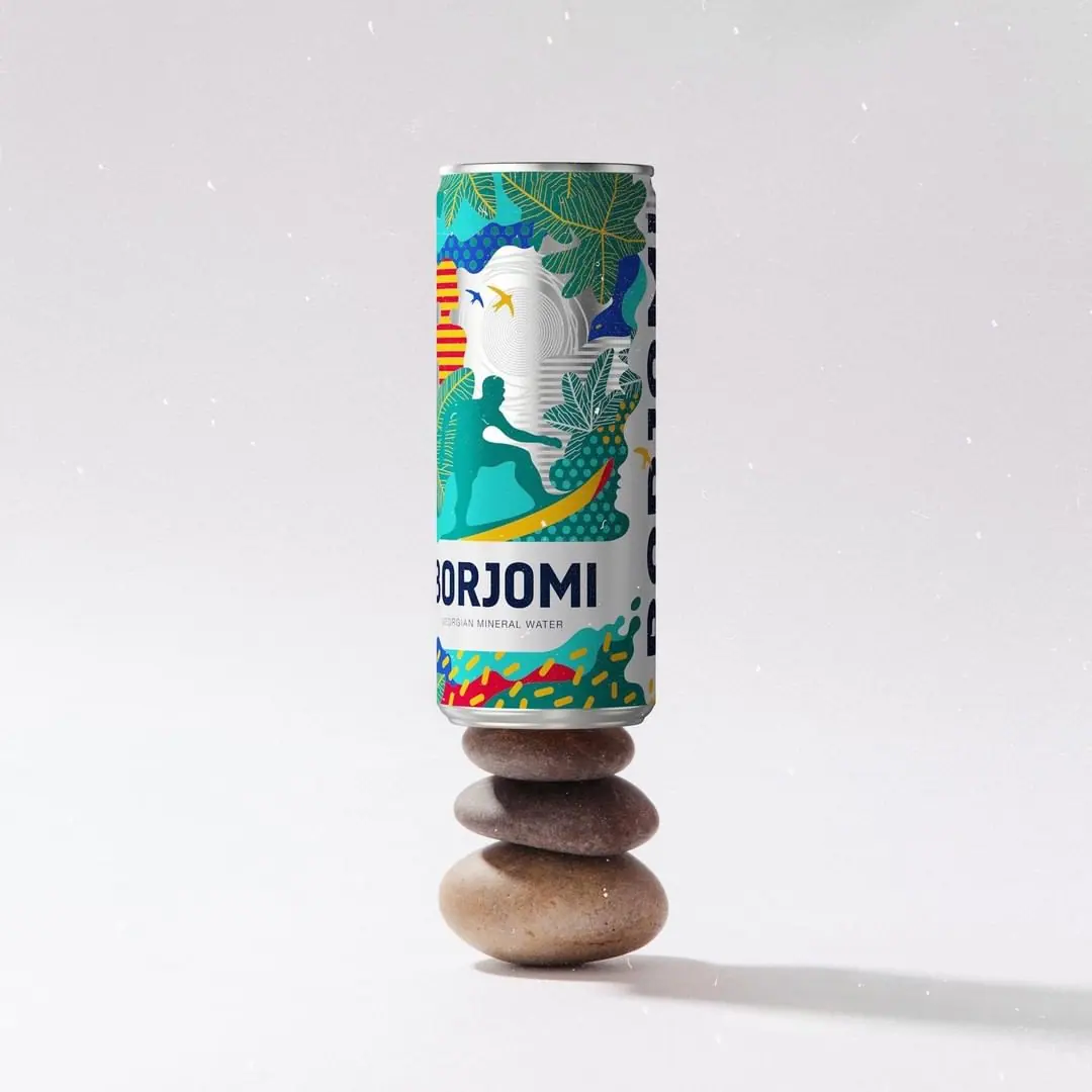 Borjomi 3D and social visual