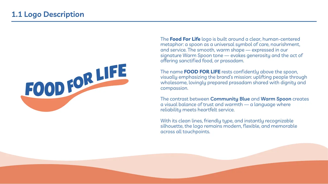 Food For Life identity and applications