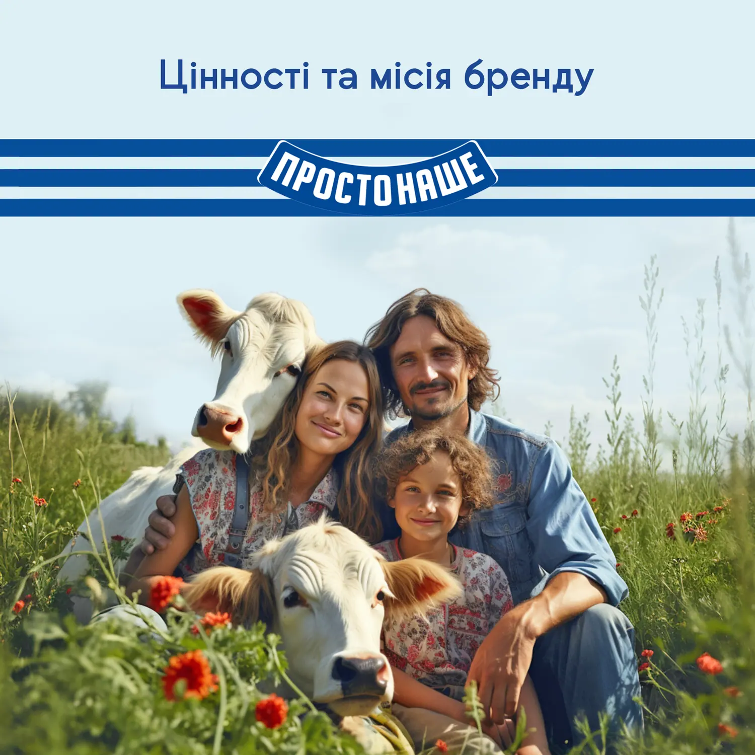 Prosto Nashe social design, Ukrainian dairy brand